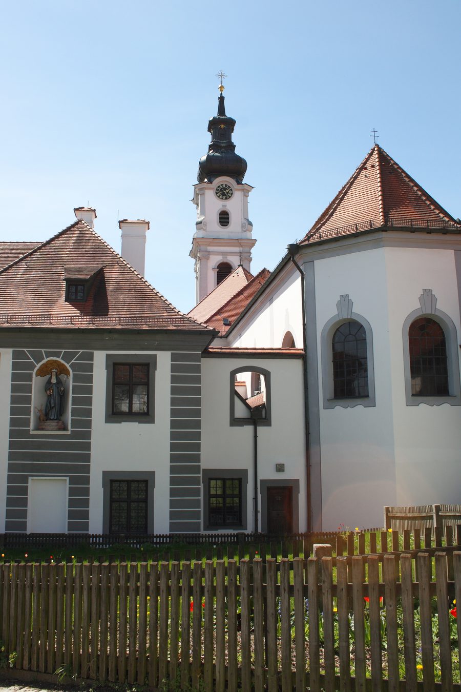 Catholic parish and monastery church of St. Alto and St. Brigitta with monastery buildings in Altomünster