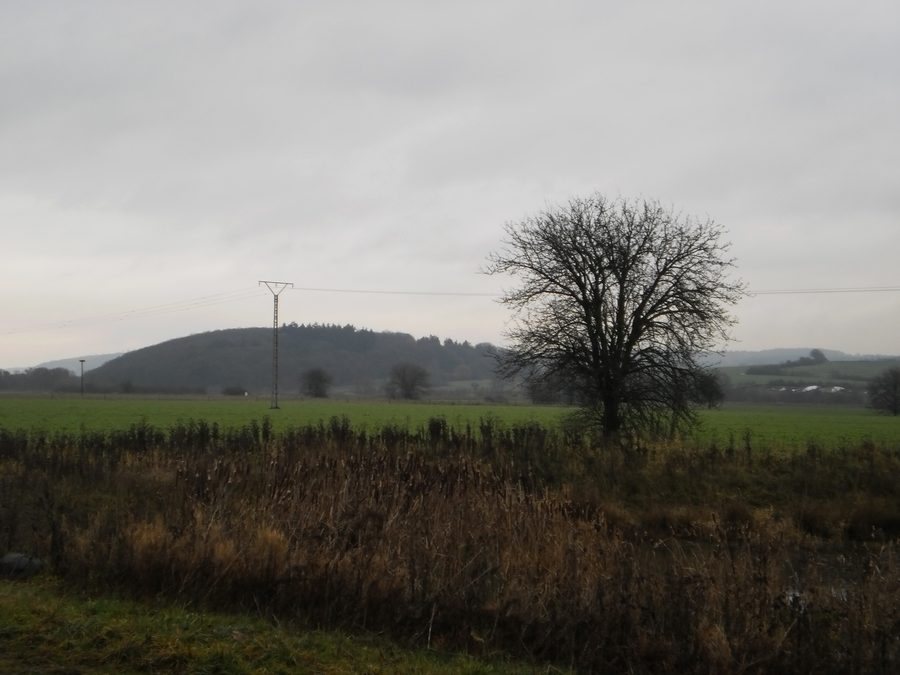 Lahn meadow near Roth and Geiersberg seen from Fronhausen