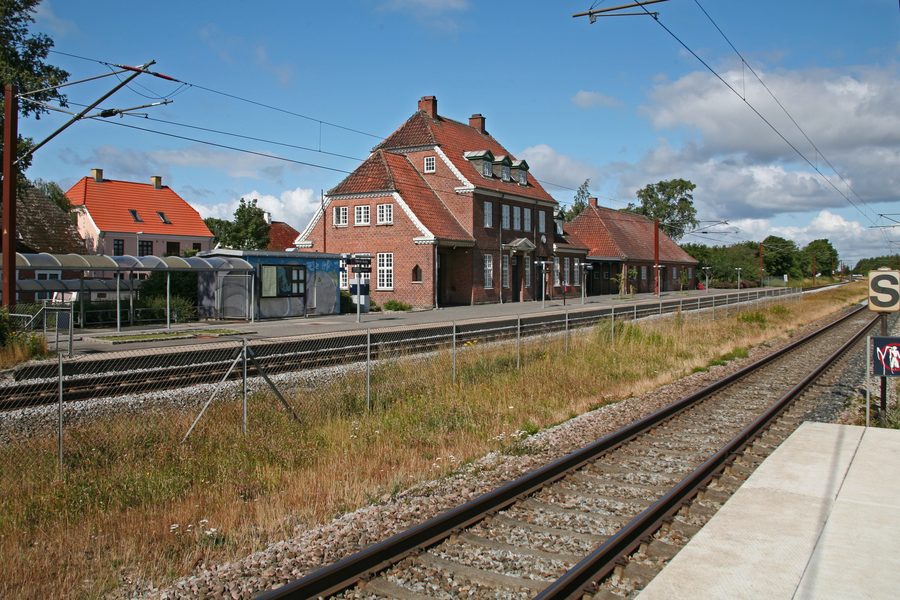 Nørre Aaby station on Funen, Denmark