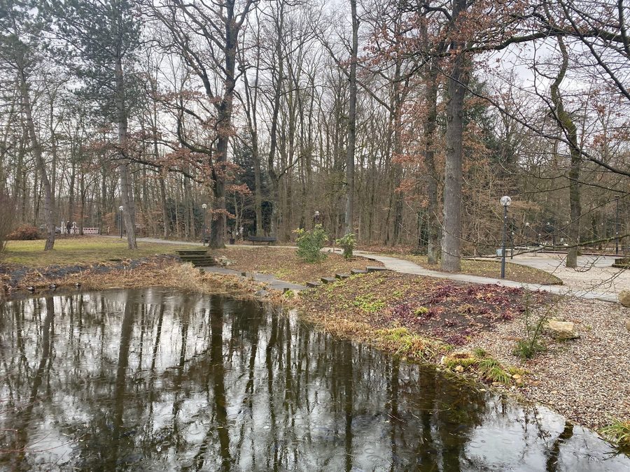 Spa park in Bad Füssing in the Passau district