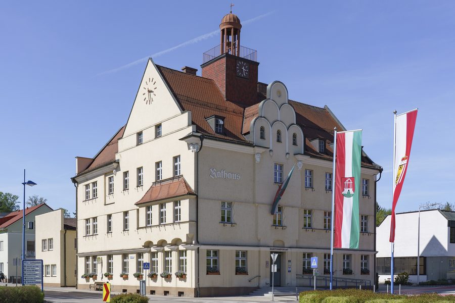 Town hall of Bad Schallerbach in Upper Austria
