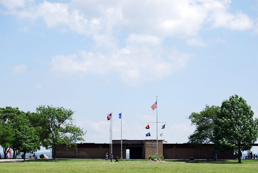 East Beach facility at Cove Island Park in Stamford, Connecticut