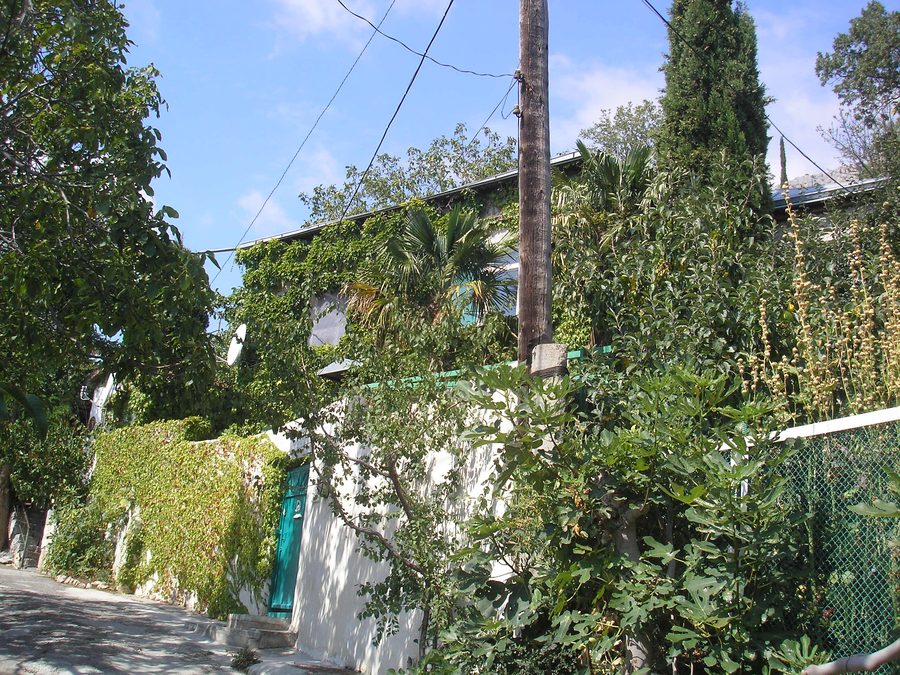 Hausmuseum von Julian Semjonow „Villa Shtirlitz“ im Dorf Olyva auf der Krim