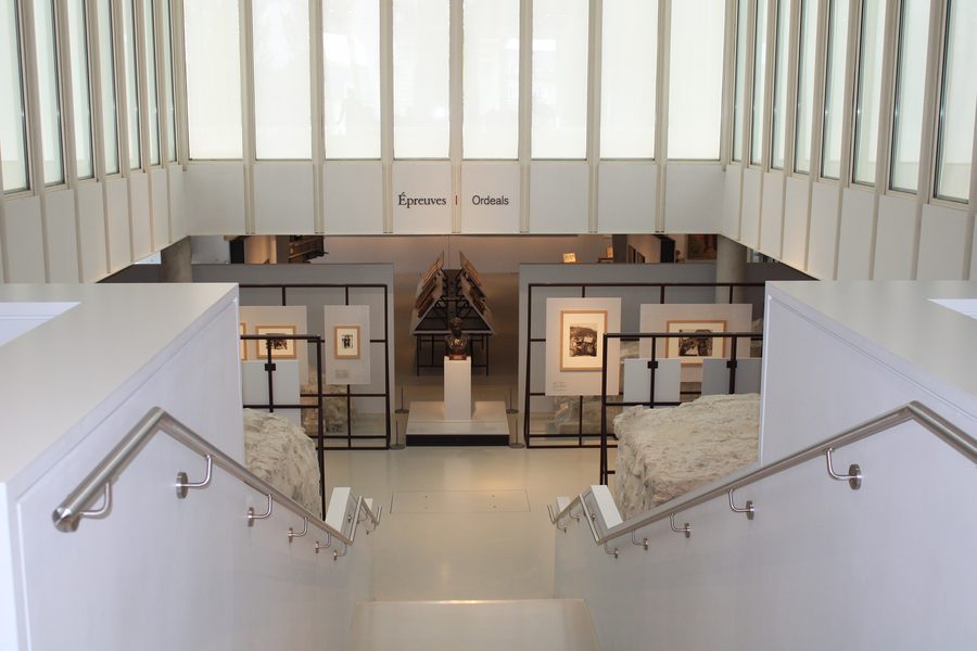 Interior of the museum in Château de Blérancourt