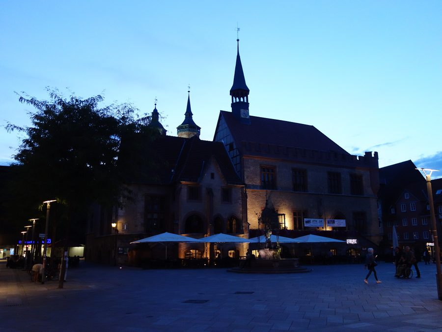 Historic Old Town Hall on the market square in Göttingen