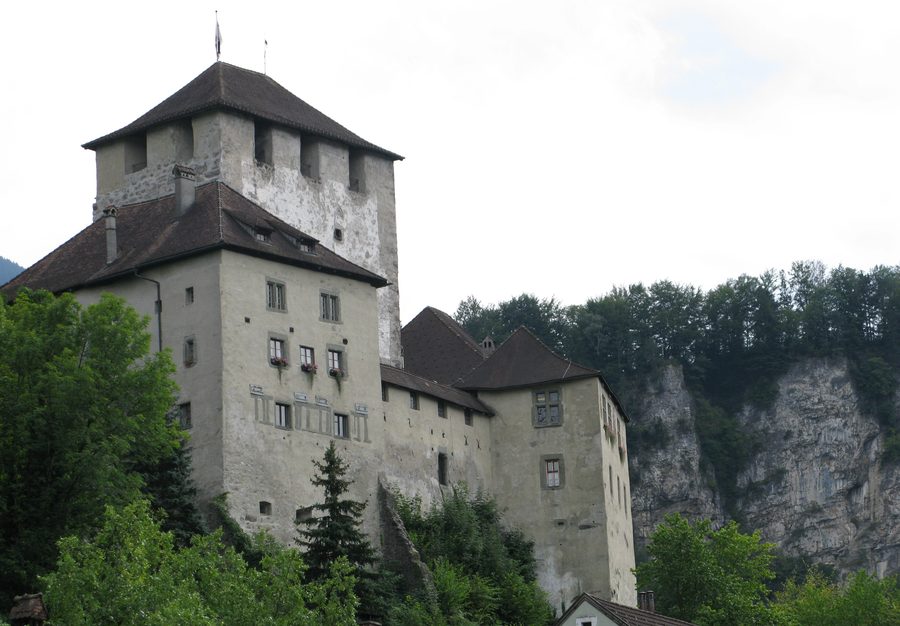 Medieval Schattenburg in Feldkirch, Vorarlberg