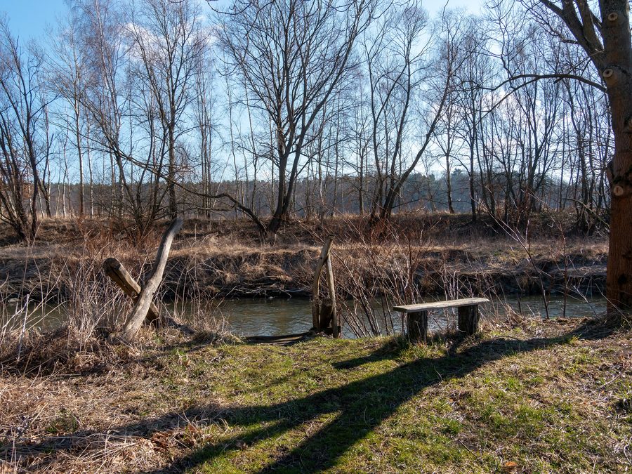 Ländliche Landschaft nahe dem östlichsten Punkt Deutschlands in der Gemeinde Neißeaue