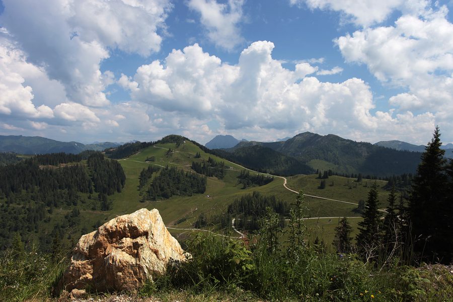 View from Geisterberg in the Gernkogel area.