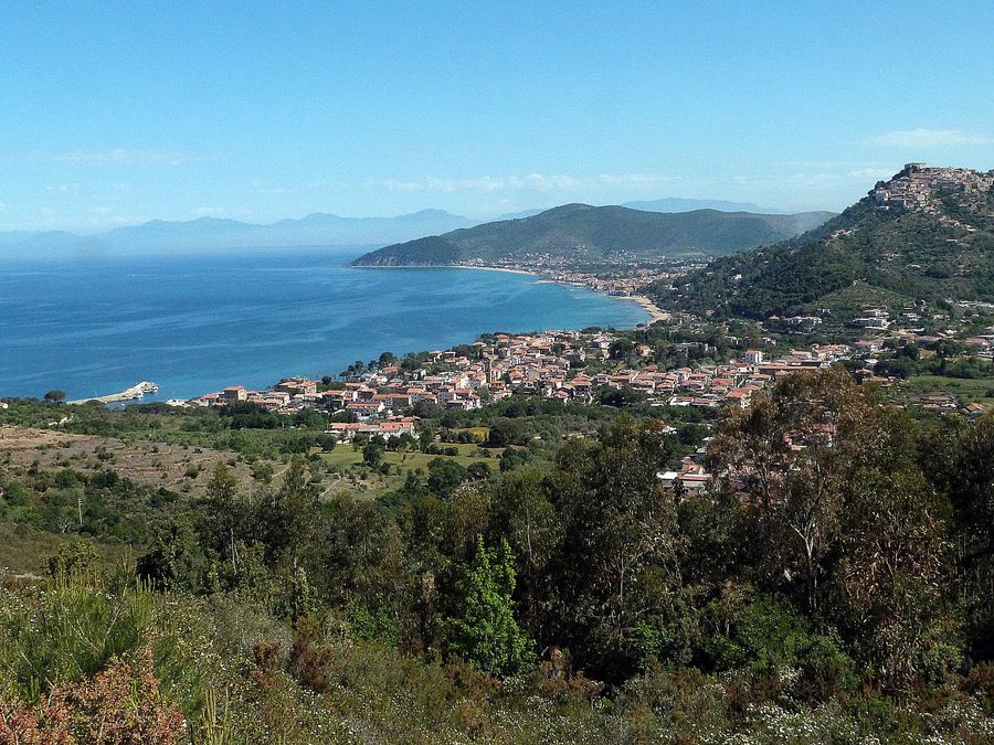 View of Castellabate and San Marco from Monte Licosa