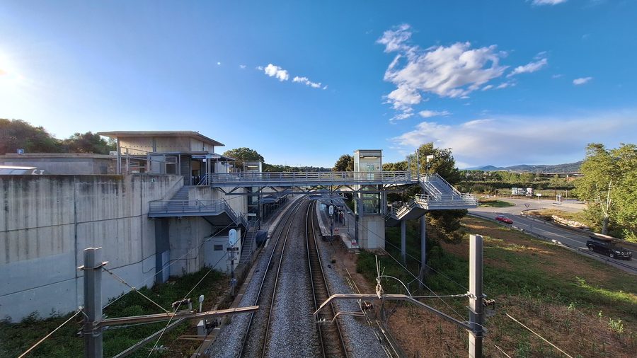 Colònia Güell station in Santa Coloma de Cervelló