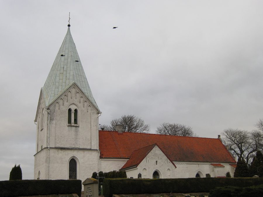 Västra Ingelstad Church in Skåne, Sweden