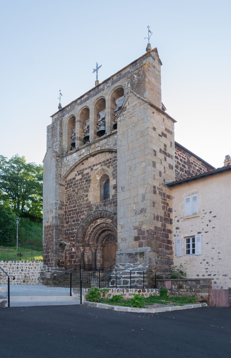 Saint Felix church in Landos, Haute-Loire, France