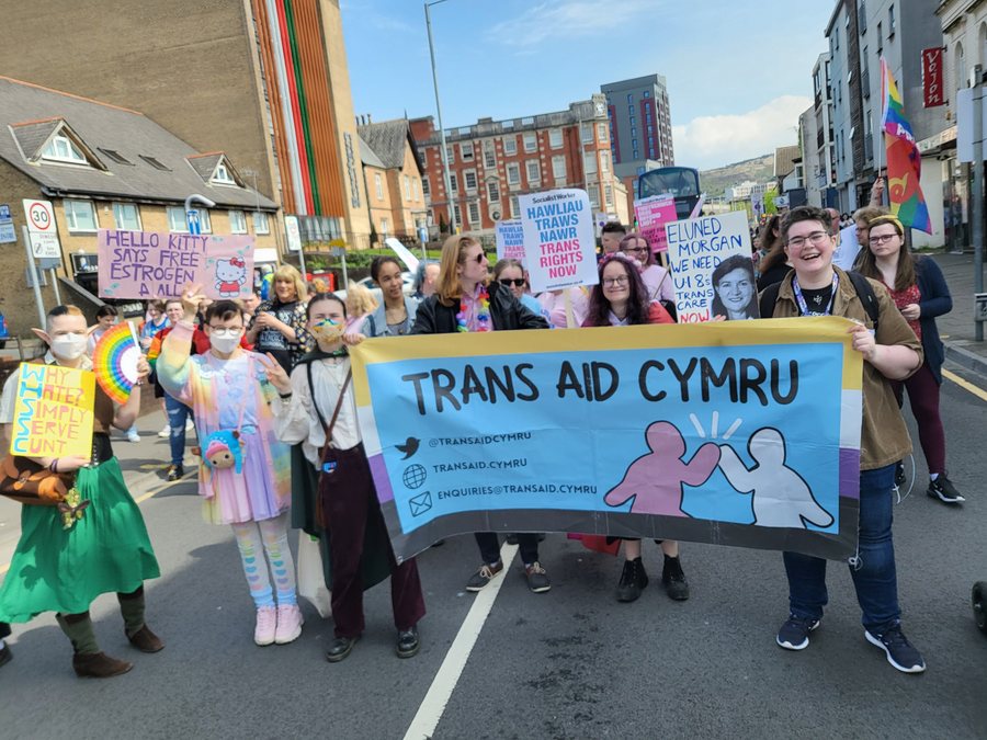 File:Trans Aid Cymru at Swansea Pride 2023 2.jpg