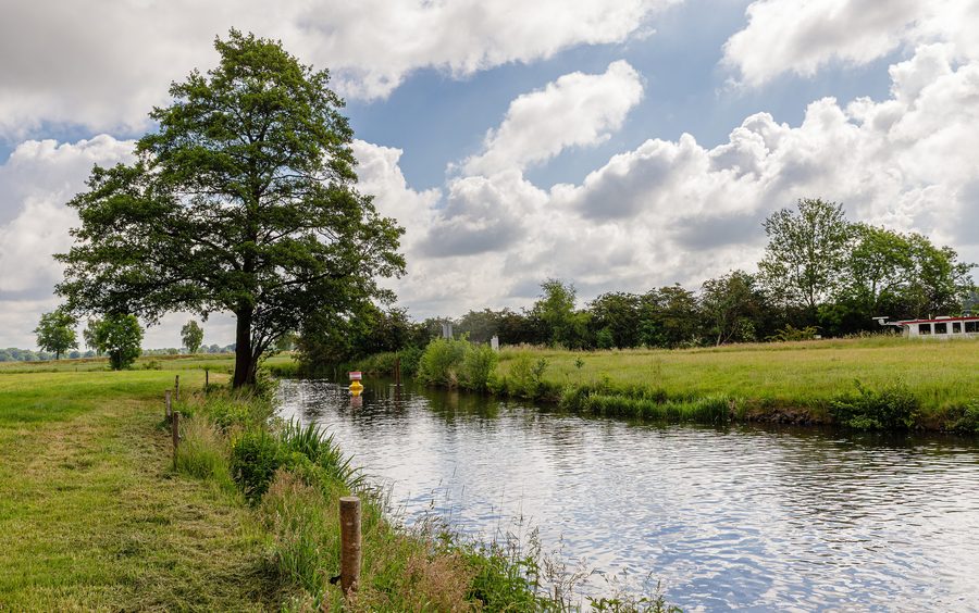 Open protected landscape in Lüneburg District