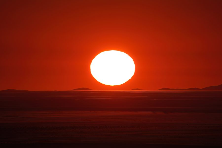 Sunset in the Namib Desert