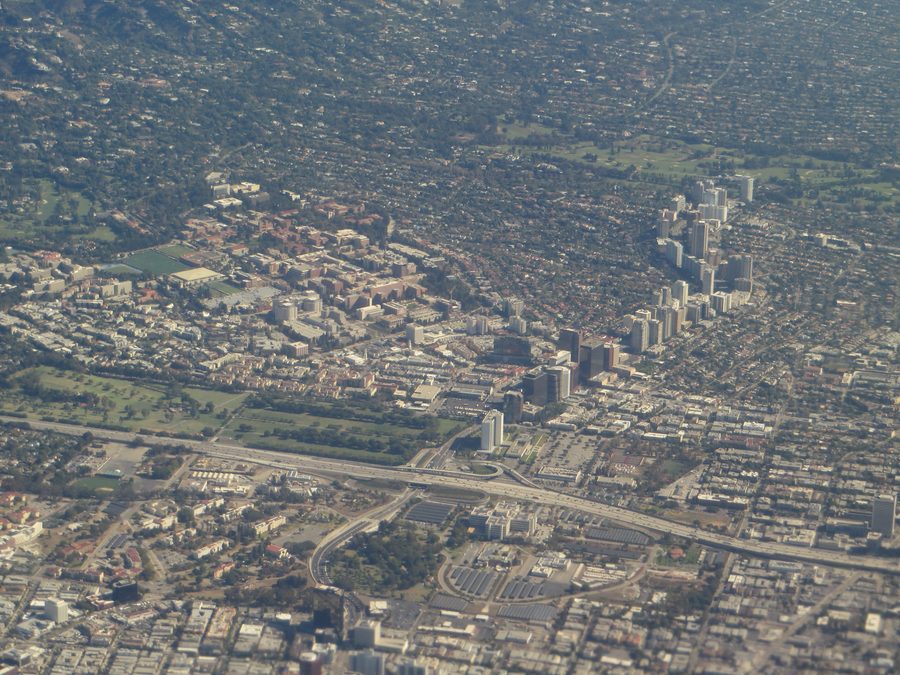 University of California, Los Angeles (UCLA) from above