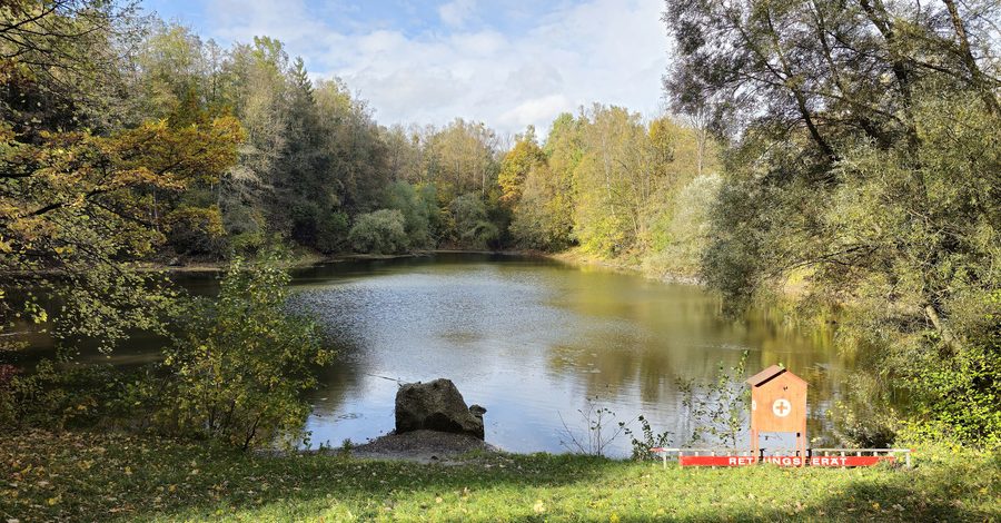 Water in the Aubinger Lohe near Lochhausen