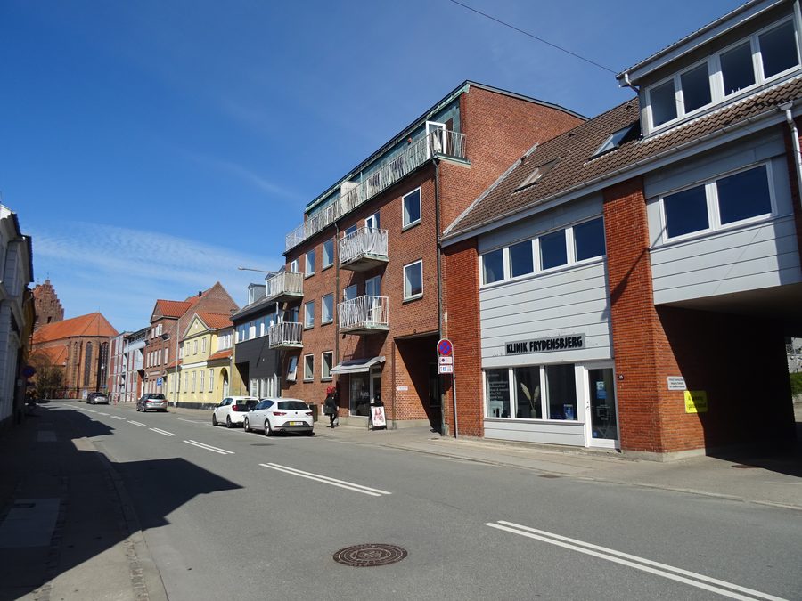 Købmagergade street in Næstved, Denmark