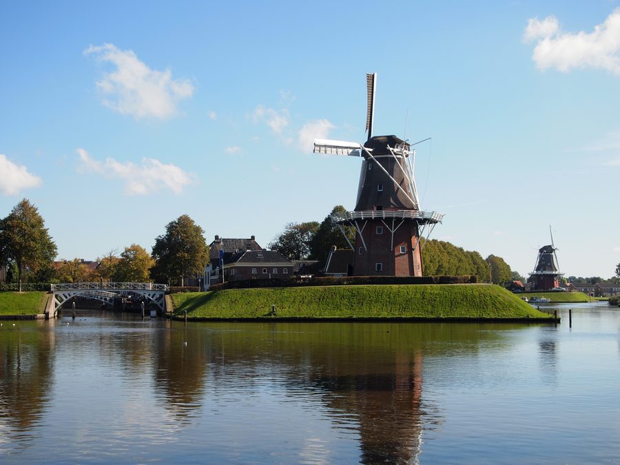 Überreste von Bastion III in Dokkum