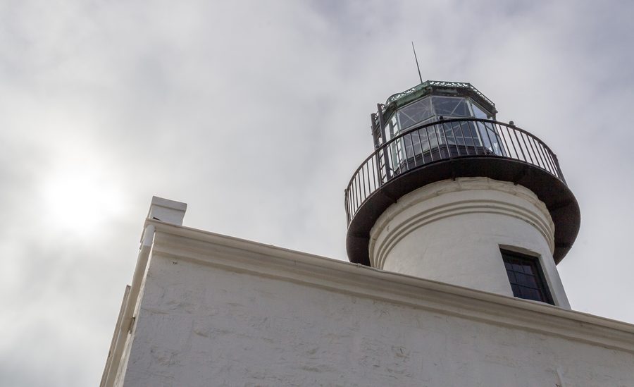 Historic Point Loma Lighthouse in San Diego, California