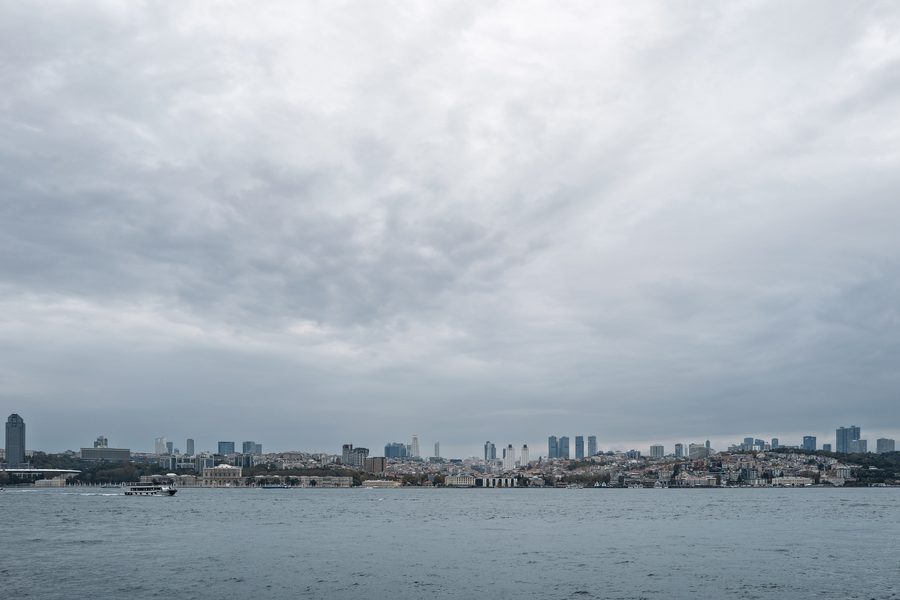 Skyline of Istanbul in the Marmara region
