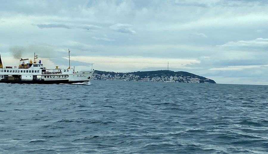 View of the Princes' Islands in the Sea of Marmara near Istanbul