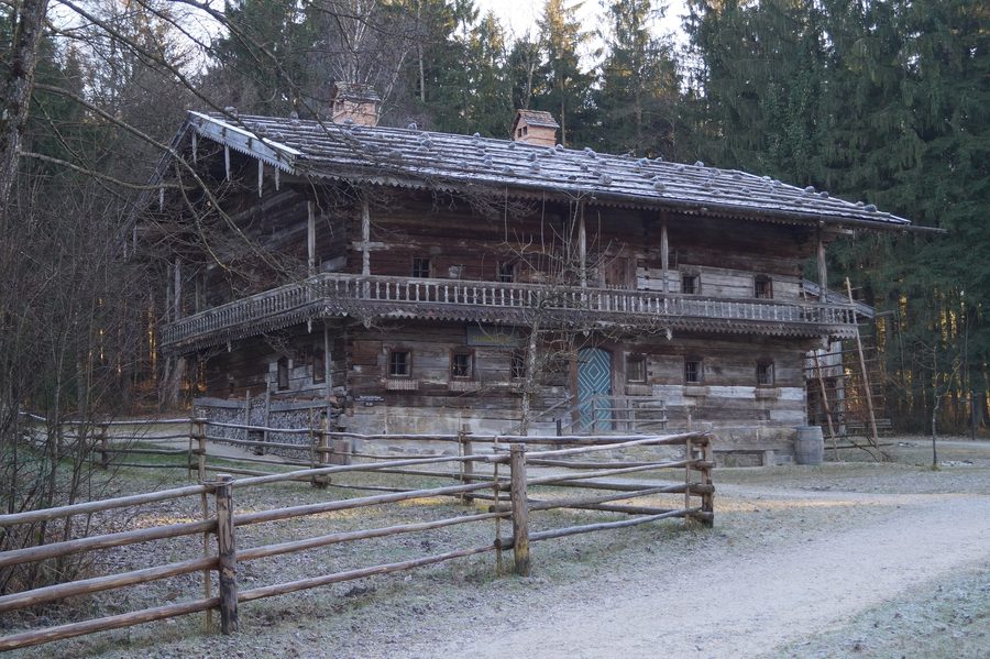 Historic farmhouse in the Salzburg Open-Air Museum