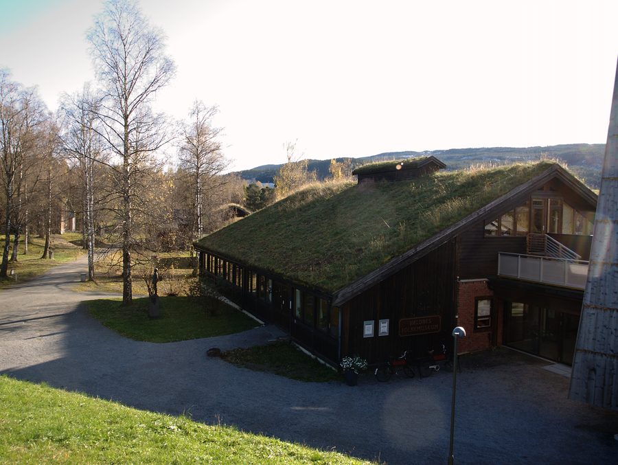 Administration building at Valdres Folkemuseum on Storøya outside Fagernes