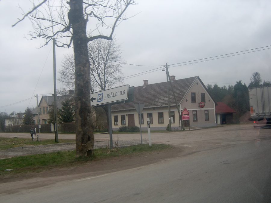 View of Ugāle, Ugāle Parish, Latvia