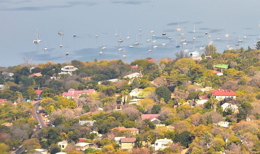 View of Schoemansville in the Hartbeespoort area