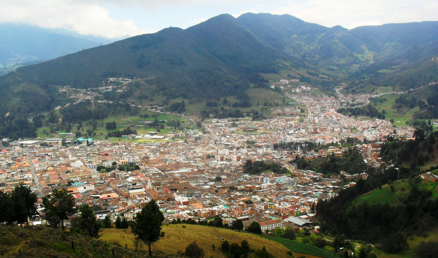 View of Pamplona in Norte de Santander, Colombia