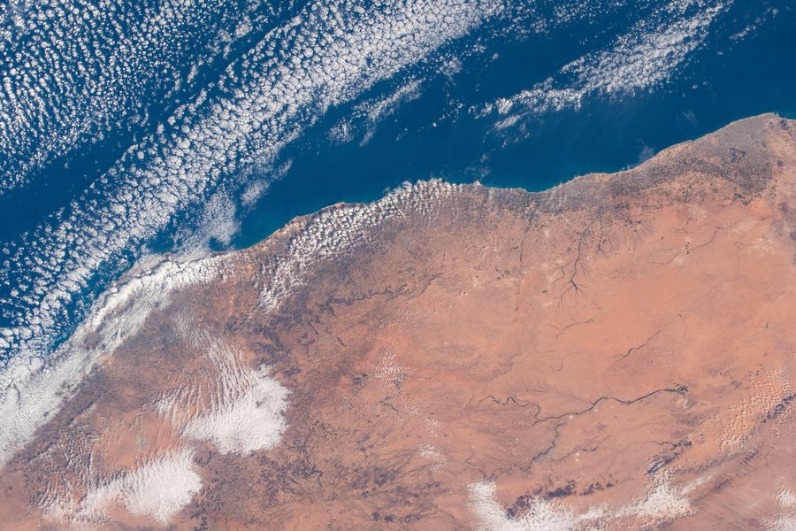 View of Libya’s northwestern coast