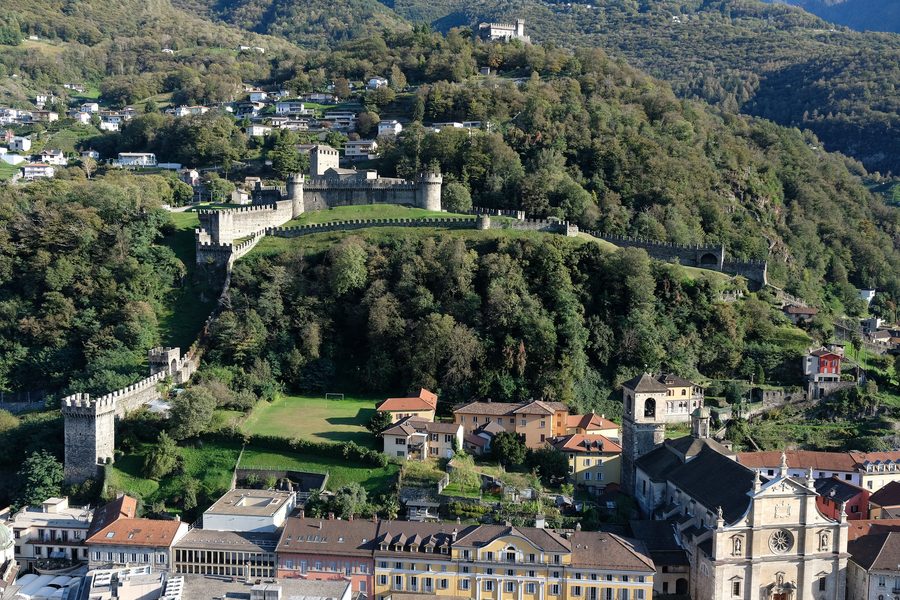 Bellinzona in der Schweiz