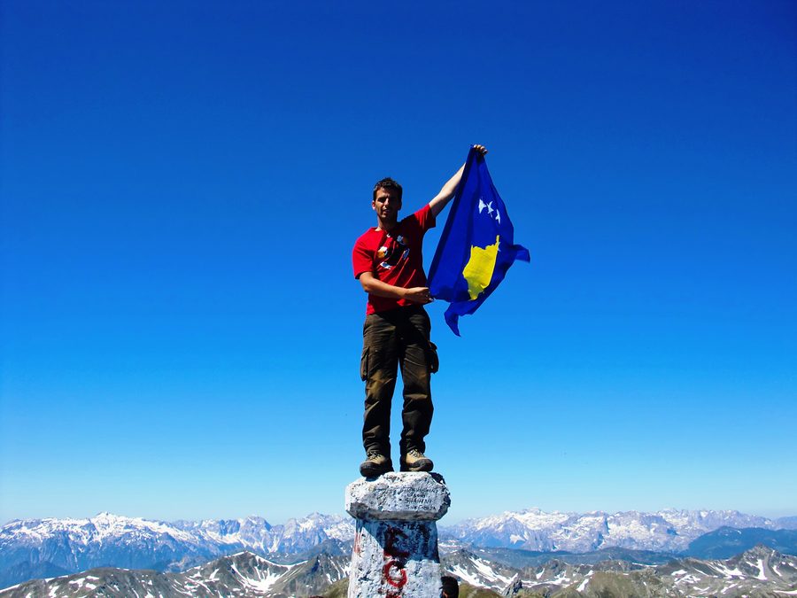 Gjeravica in the mountains of Kosovo
