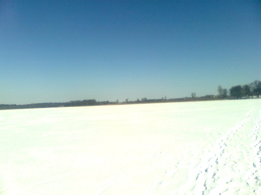 Lake near Glitiškės in Lithuania