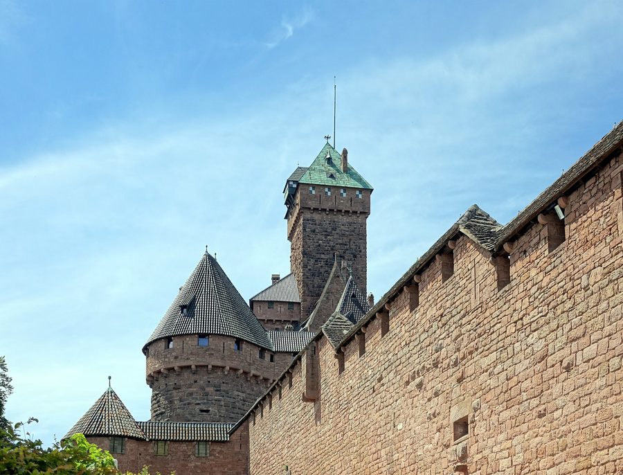 Haut-Koenigsbourg Castle in Alsace