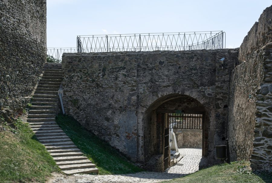 Bolków Castle, a historic castle ruin with a distinctive tower