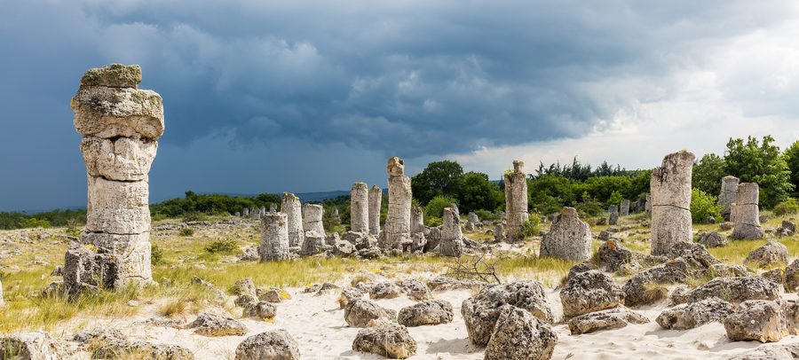 Bosque de Piedra en la provincia de Varna, Bulgaria