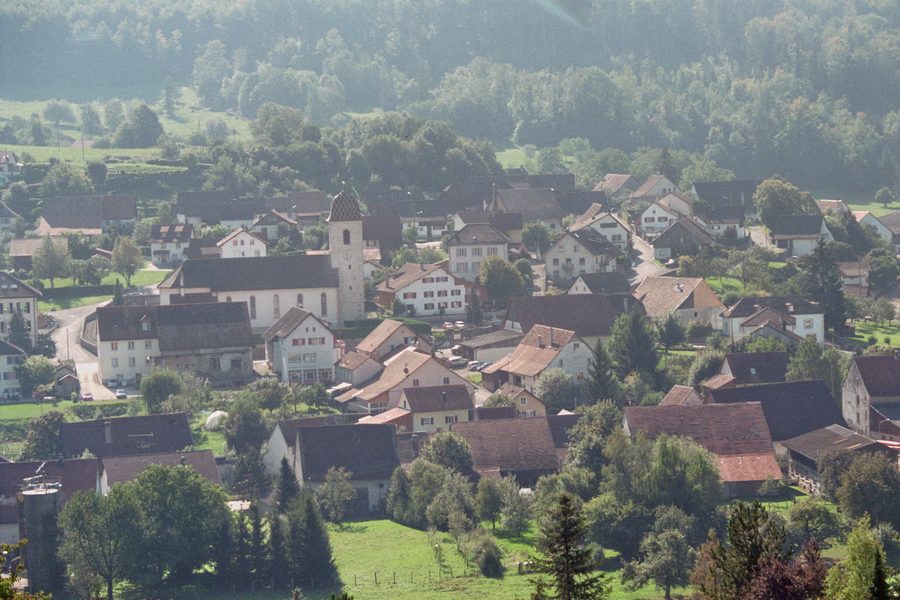 Cœur du village de Chevenez en Haute-Ajoie