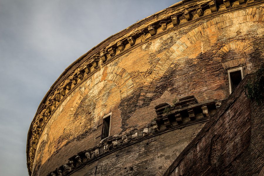 Pantheon in Rome with its monumental dome