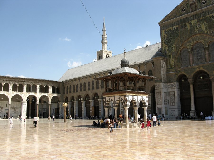 The Umayyad Mosque in Damascus