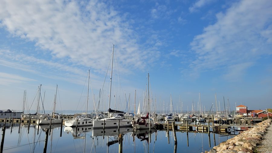 Harbor of Rendbjerg in Sønderborg Municipality