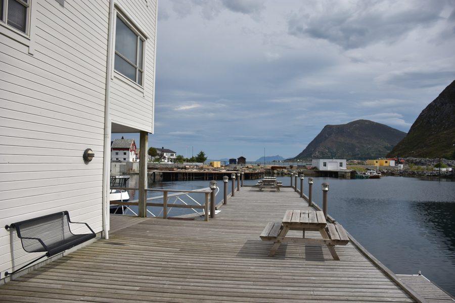 The harbor area in Fosnavåg