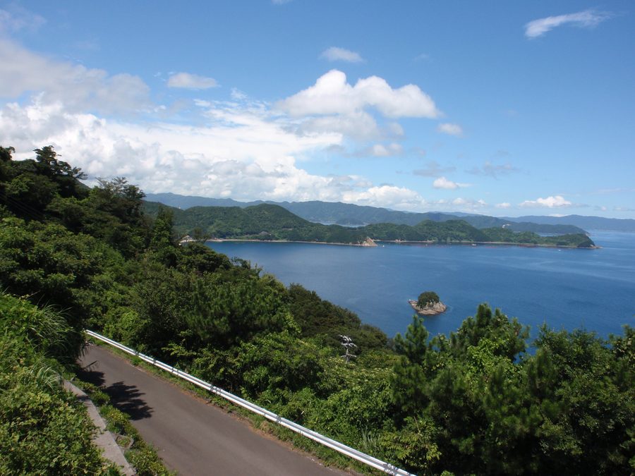 View of Tsukumi Bay