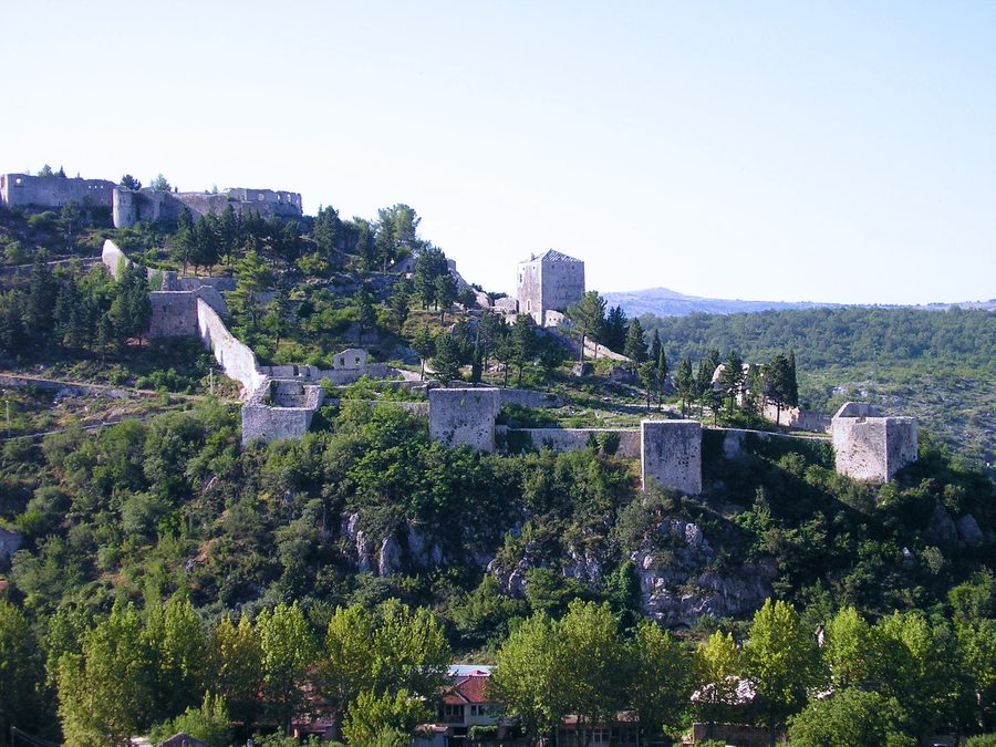 Vidoski Fortress on a hill above Stolac