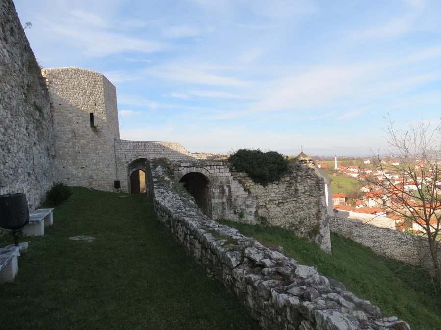 Fortress of Tešanj in the historic old town