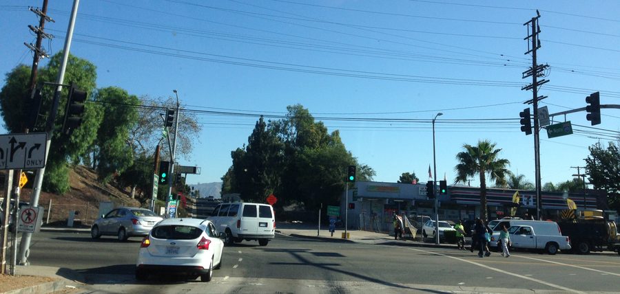 Panorama of North Hills East in Los Angeles, California