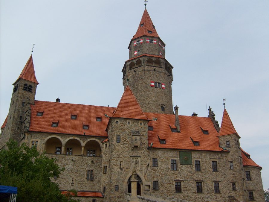 Bouzov Castle in der Region Olomouc.