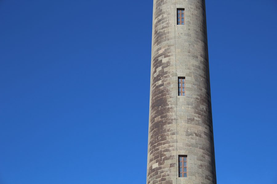 Maspalomas lighthouse on the coast of Gran Canaria