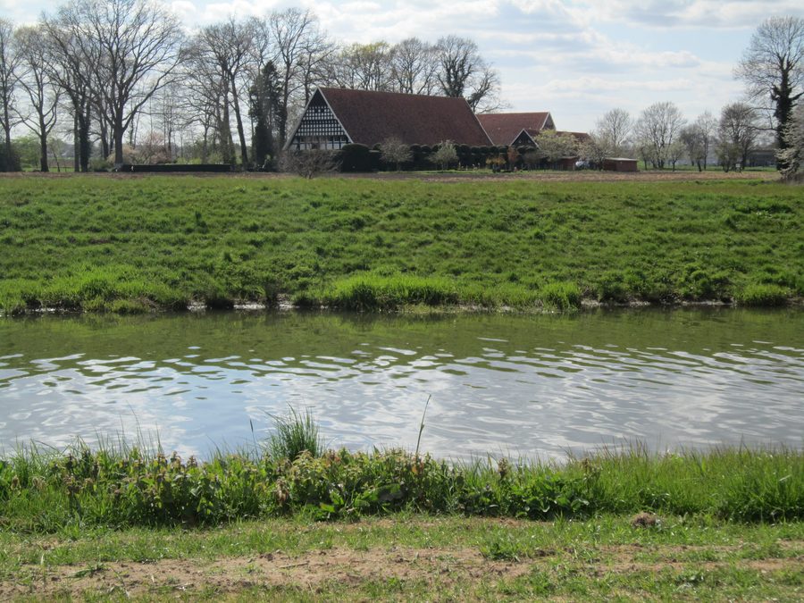 Historic Artland farm near Wulften in Badbergen on the Hase